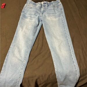 Stylish Light Blue Women's Straight Leg Jeans